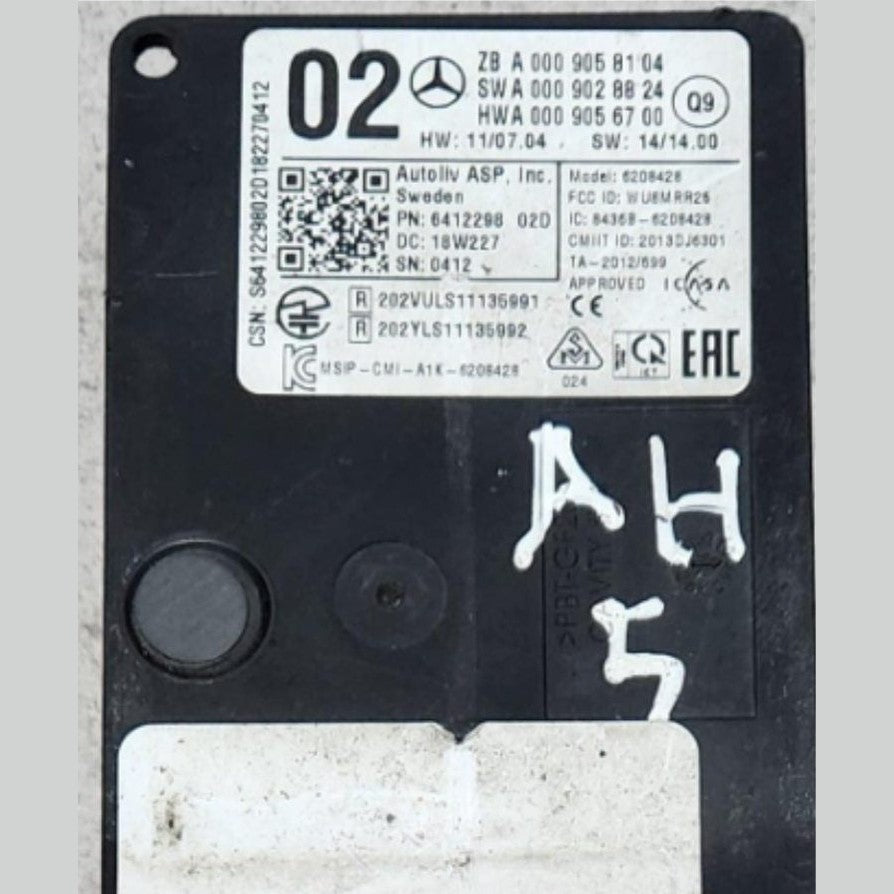 Benz Radar Sensor A0009058104 E-Class W205 and GLC W253 