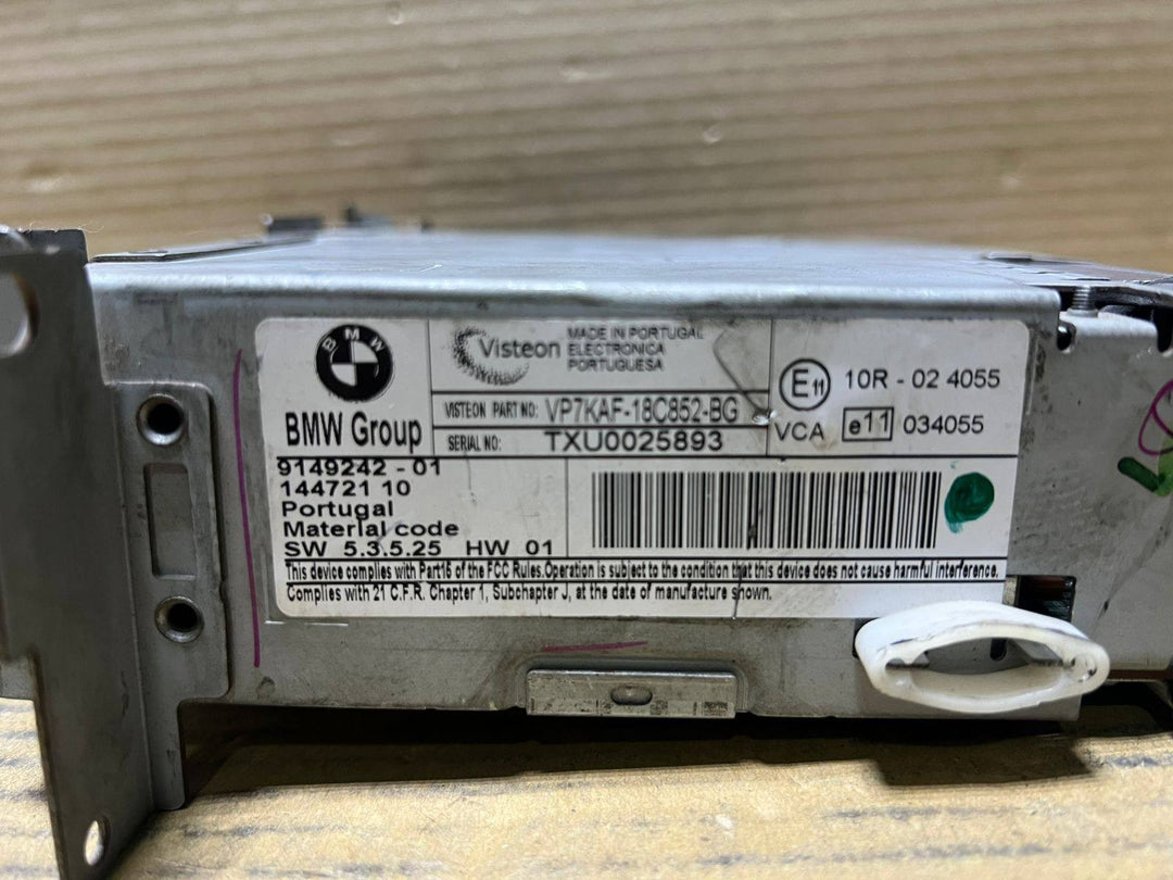 BMW Radio Cd Player 9149242 E60 E61 and 6 Series E63 E64 models