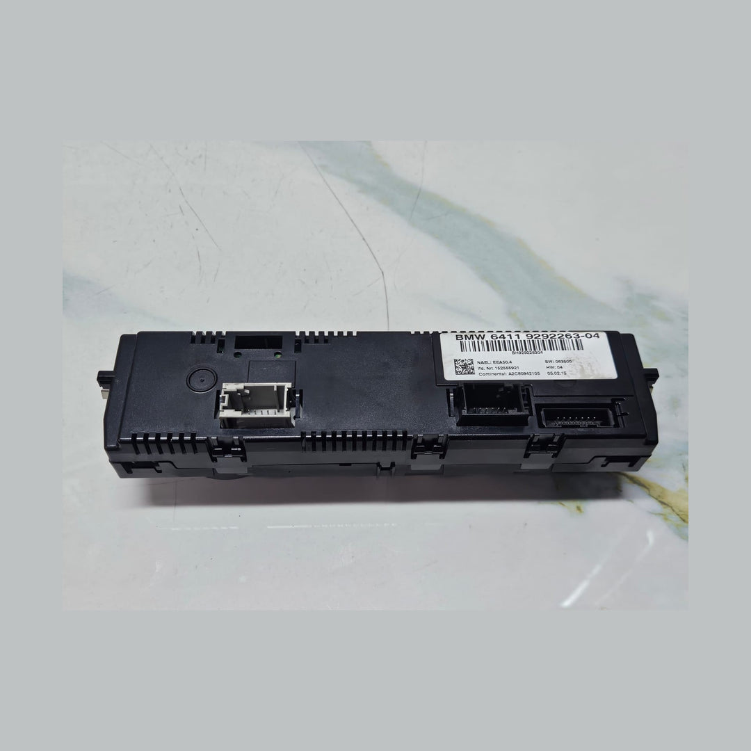 2015 BMW X1 E84 AC Climate Control Switch Unit 9292263 OEM