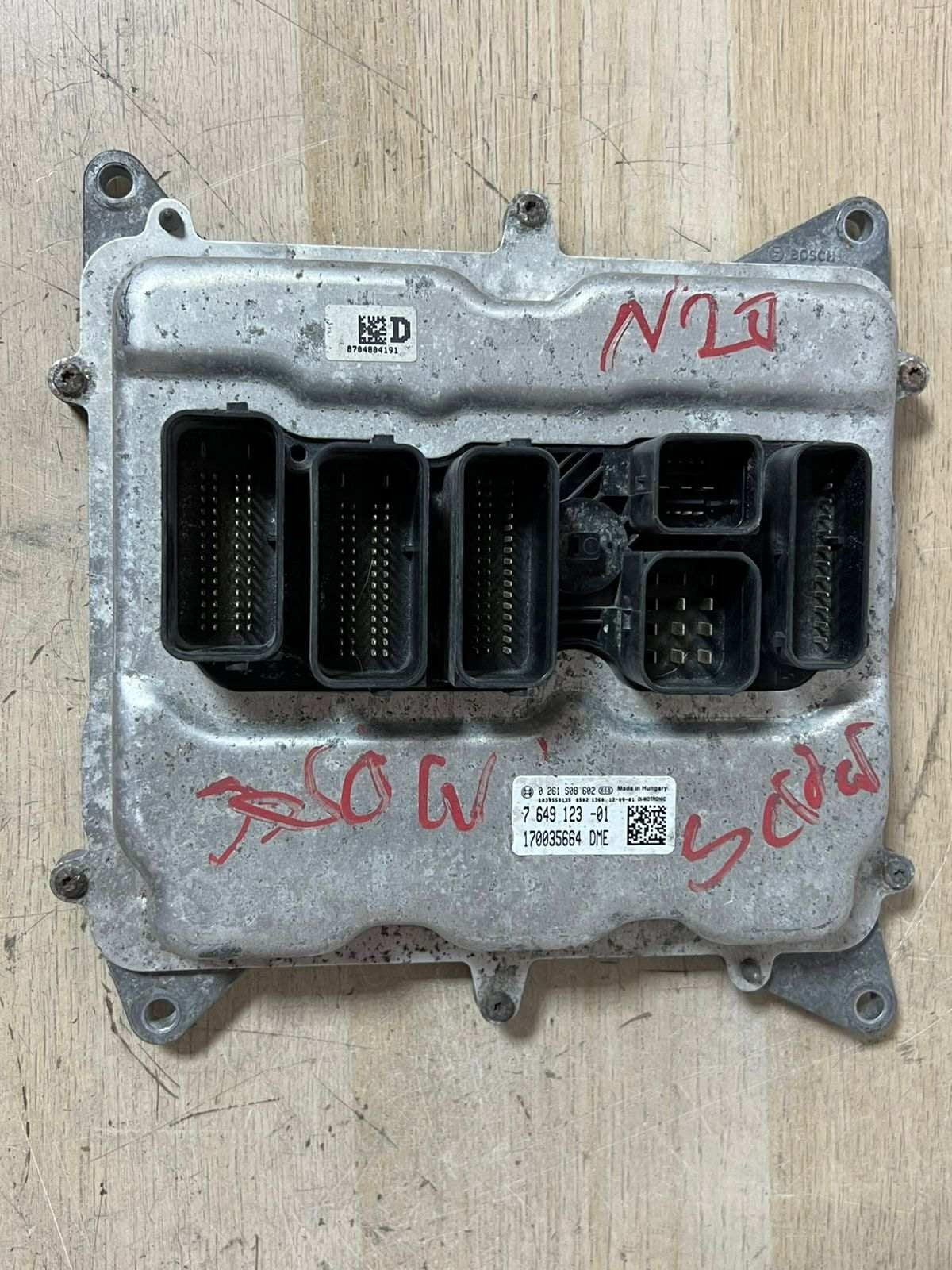 BMW F10 F20 F30 F25 2010-17 N20 ENGINE CONTROL UNIT ECU MODULE DME 7649123