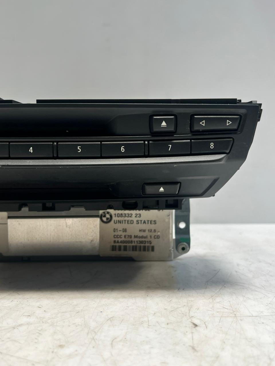 2007-10 BMW X5 E70 X6 E71 Navigation System Cd Player Sat Head Unit 9170732 OEM