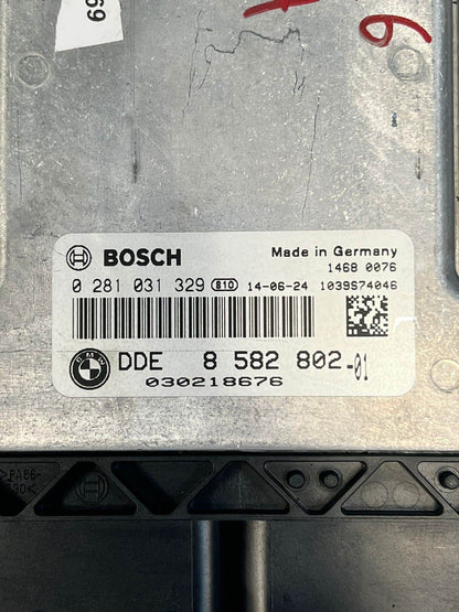 2014 BMW X4 F26 30DX N57N Engine Control Unit ECU SET DDE+CAS4+1KEY 8582802