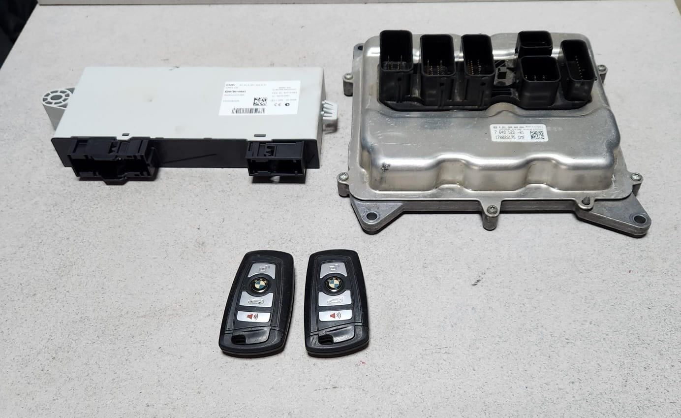 2011-2013 BMW 535i F10 F20 F30 N20 Engine Control Module DME ECU Set 7649123 OEM