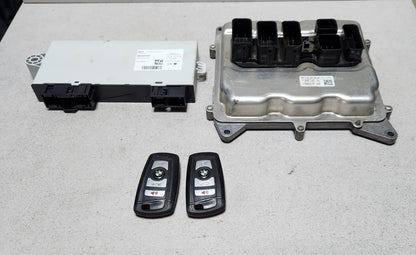 2011-2013 BMW 535i F10 F20 F30 N20 Engine Control Module DME ECU Set 7649123 OEM