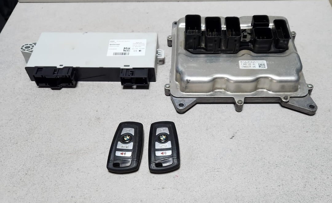 2011-2013 BMW 535i F10 F20 F30 N20 Engine Control Module DME ECU Set 7649123 OEM
