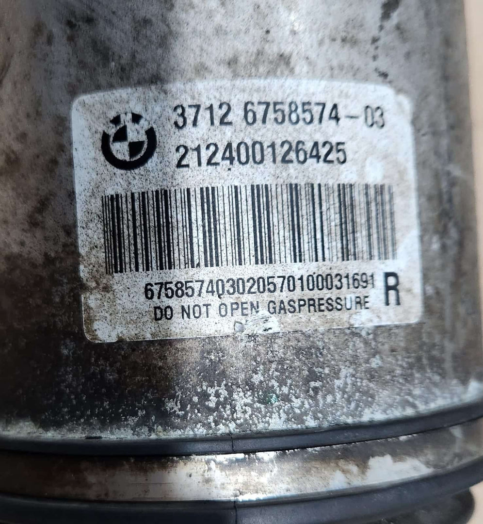 2002-2005 BMW 745i Air Suspension Shock Absorber RHS 6758574 7 Ser E65 E66 E67