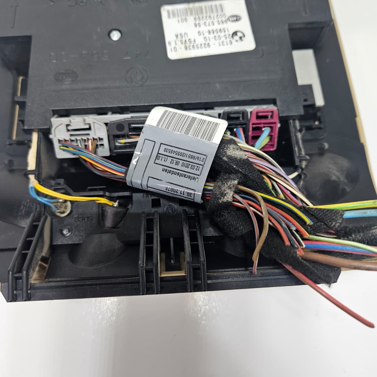2007-2013 BMW X5 E70 Interior Lighting Dome Map Sun Roof Switch Unit 9225938