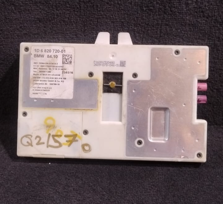 BMW G11 G12 G30 G31 TELEMATICS COMMUNICATION CONTROL MODULE / TCU P/N 6820720