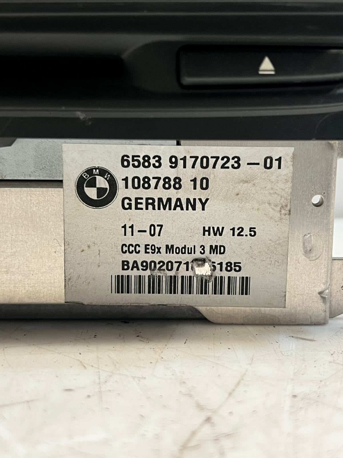 OEM BMW 3 SERIES E90 E91 E92 E93 CCC SAT NAVIGATION JAPAN HEAD UNIT-9170723
