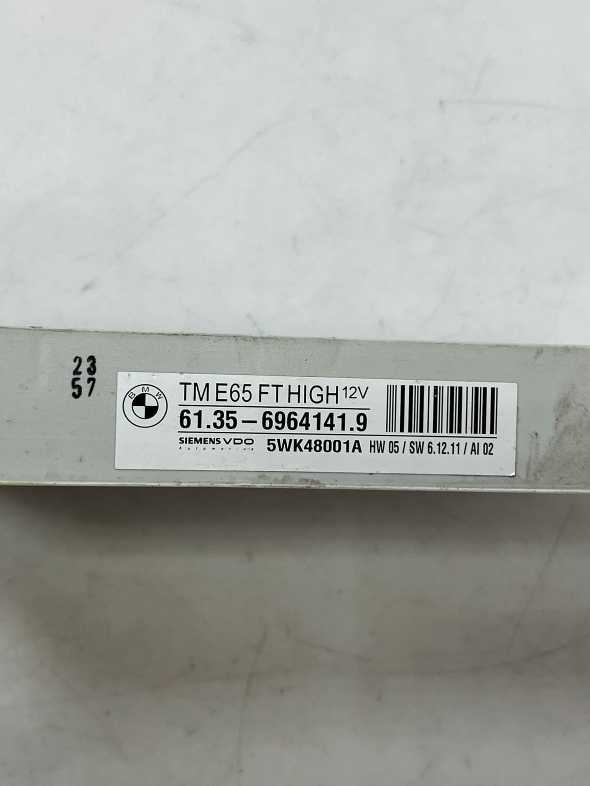 2002-2005 BBMW 7 SERIES E65 E66 FRONT LEFT DOOR CONTROL UNIT 6964141