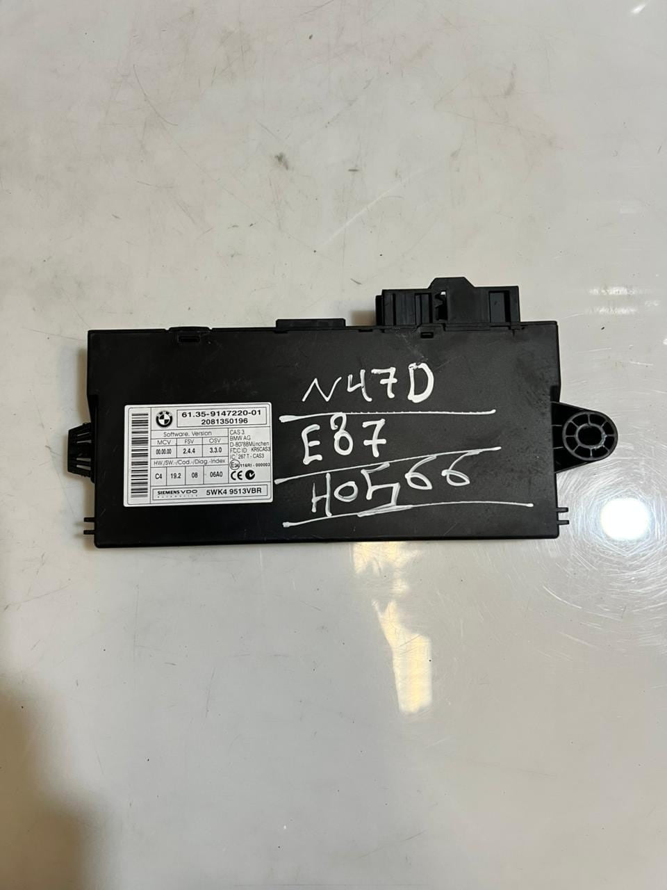 BMW E87 N47D Engine Control Unit ECU SET DDE + CAS3 + 1KEY 7811700 OEM
