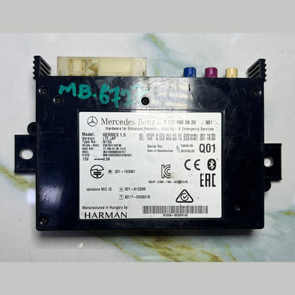 2019 Mercedes-Benz C180 Telematics Bluetooth Control Unit Module A2229003820
