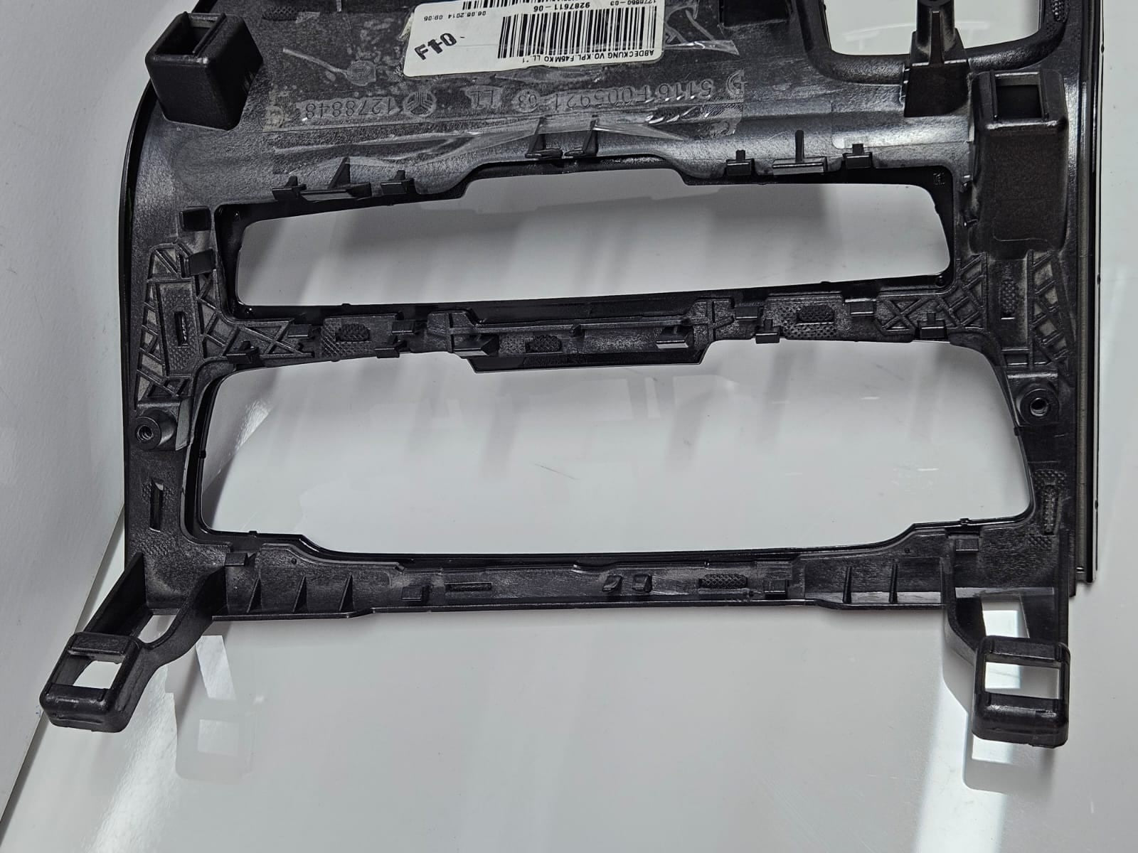 9287611-BMW 2 Series F45 F46 Center Console Trim Frame Only OEM