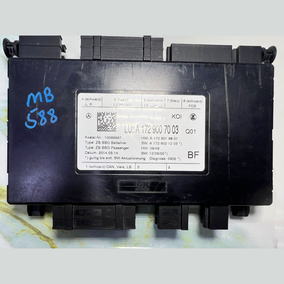 Mercedes W172 SLK W212 Front Passenger Side Seat Control Module A172 9007003 OEM