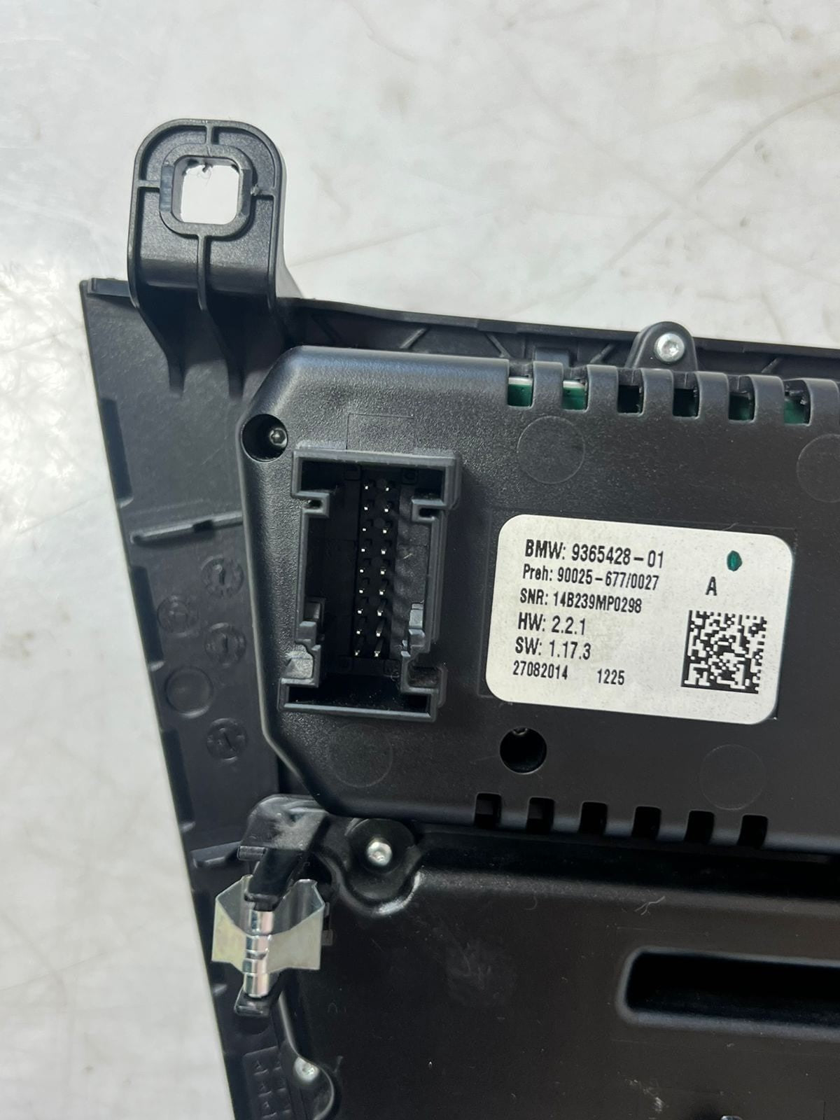 2015 BMW X5 F15 Climate Control A/C FM/AM PANEL Module 9365428 OEM