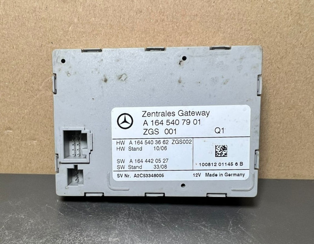 07-13 Mercedes W164 ML350 GL450 Central Gateway Control Module A164 5407901 OEM