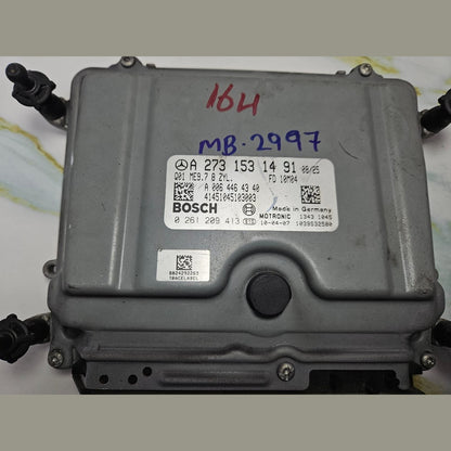 07-12 Mercedes W164 GL ML GLE ECU Engine Control Module Unit A273 1531491 OEM