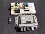 Load image into Gallery viewer, BMW 118i 318i F30 F20 2015 B38 ENGINE CONTROL ECU SET COMPLETE + KEY DME 8662411
