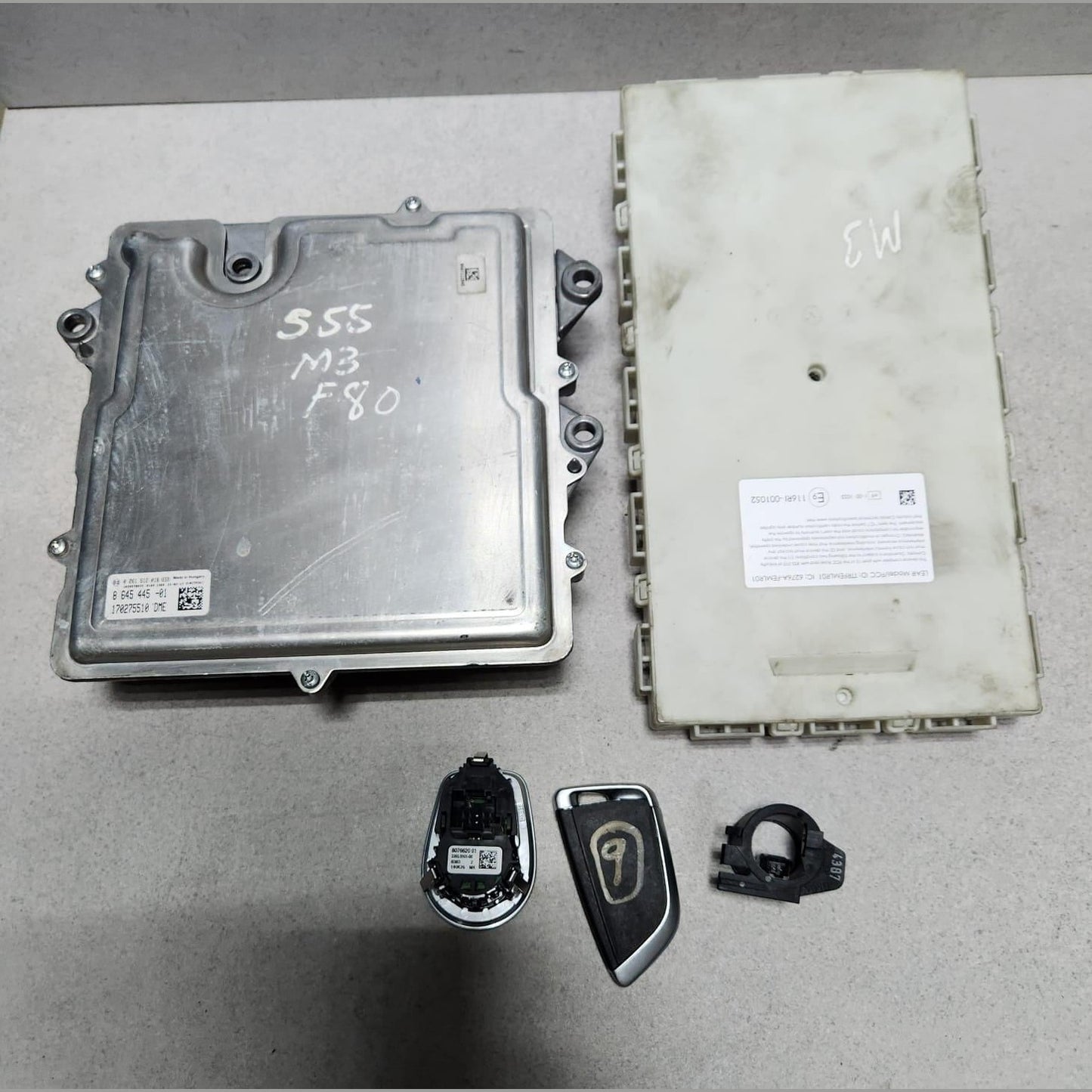2015-2021 BMW M4 Engine Control Unit 8645445  M2 M3 F80 F82 F87 ECU SET