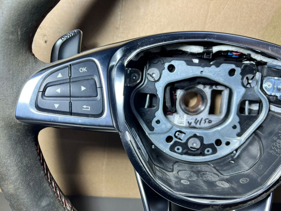 Mercedes W166 AMG Steering Wheel Multi Function Sport Assembly &Paddle Shifts