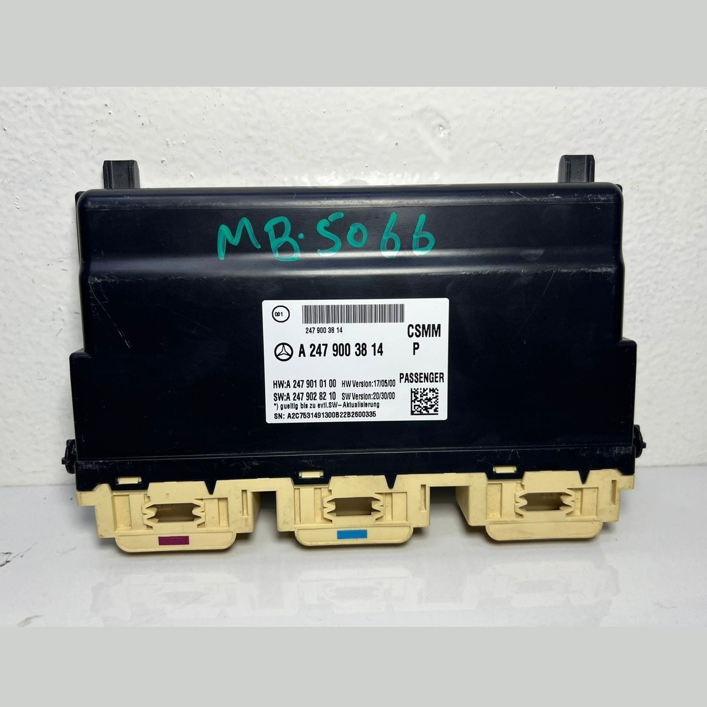 17-19 Mercedes Benz W247 B-Class Passenger Seat Control Module A247 9003814 OEM