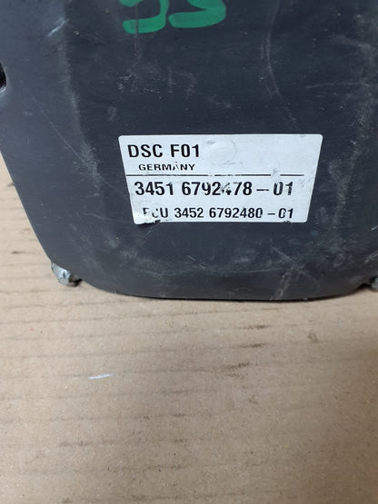  BMW 7' F01 F02 F03 F04 740i ABS Pump Brake Hydro Control Unit Module 6792480