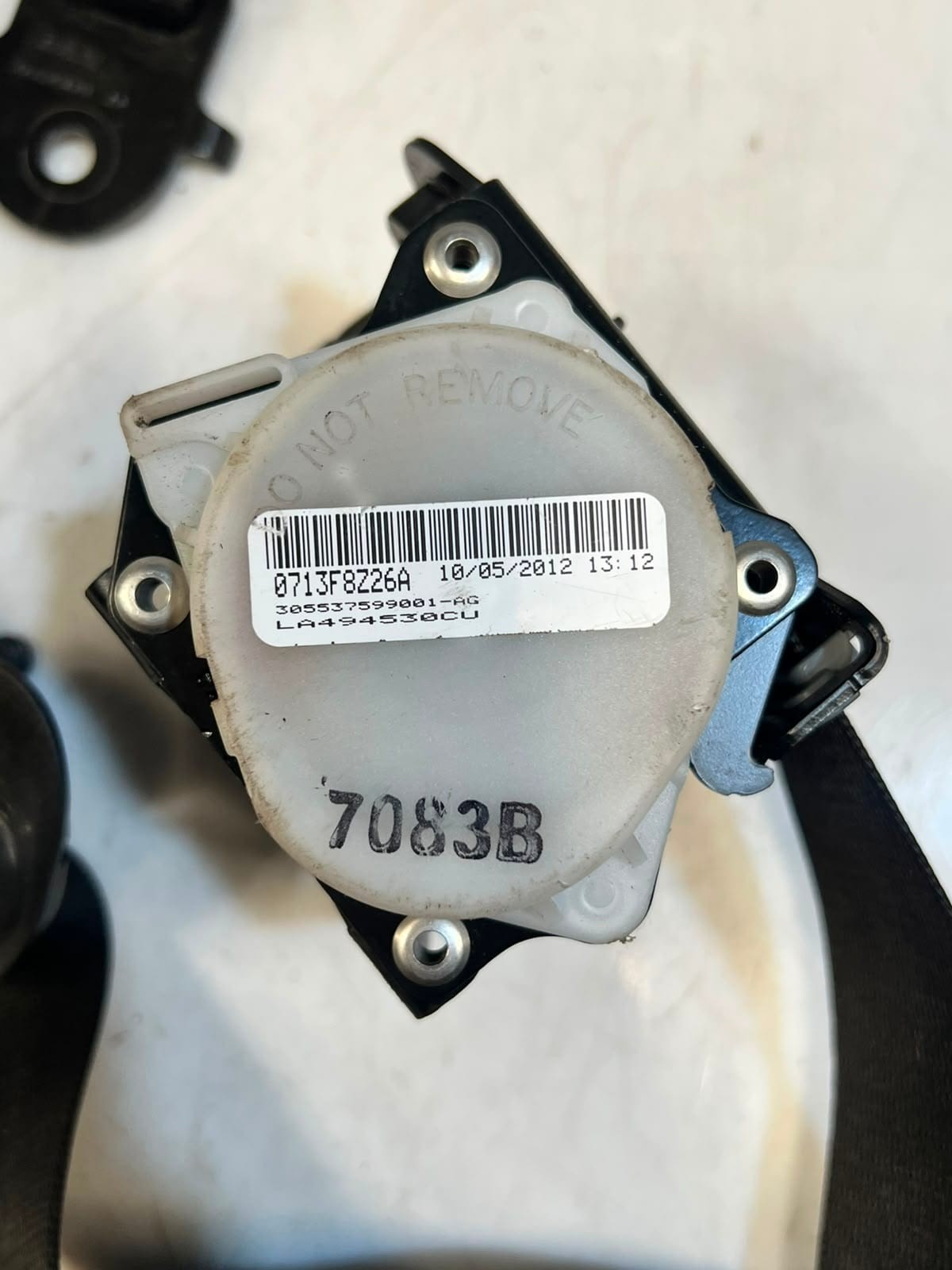 2010-2017 BMW X3 F25 and X6 E71 Front Right Seatbelt 30577122 OEM