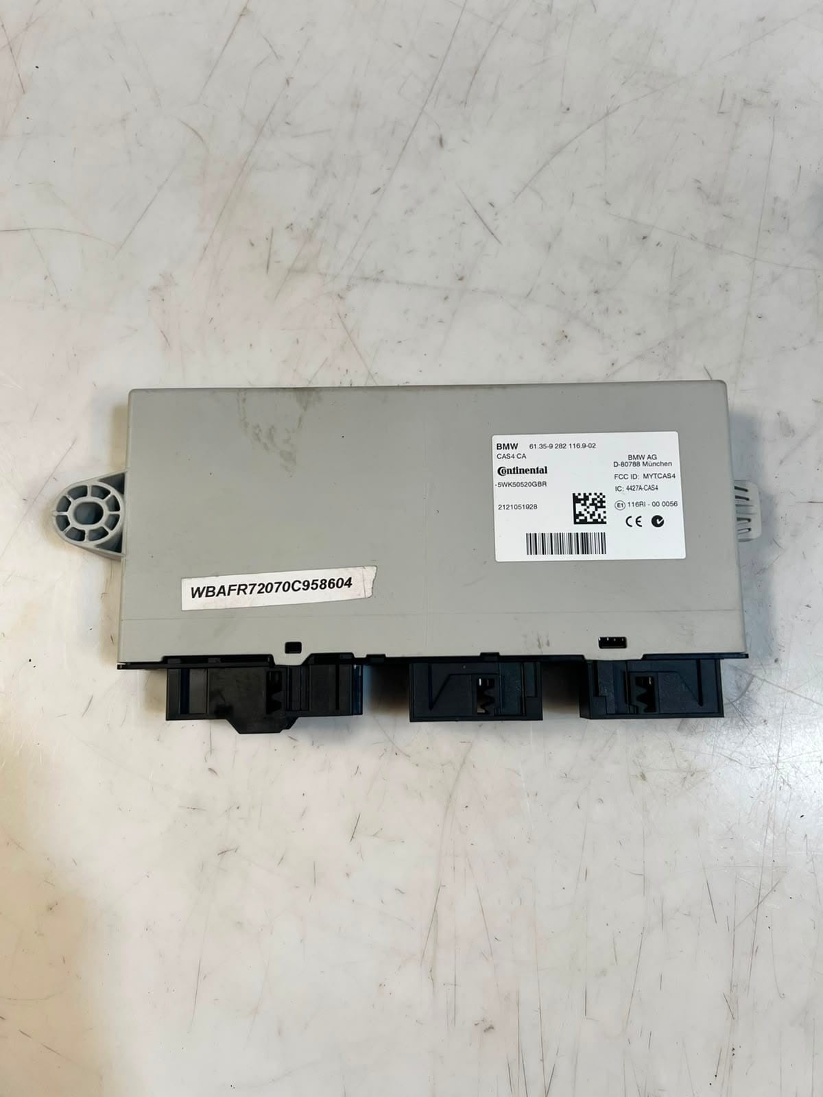 2012 BMW 5' F10 N55 535i Engine Control Module ECU SET DME+CAS4 NO KEY 7638781