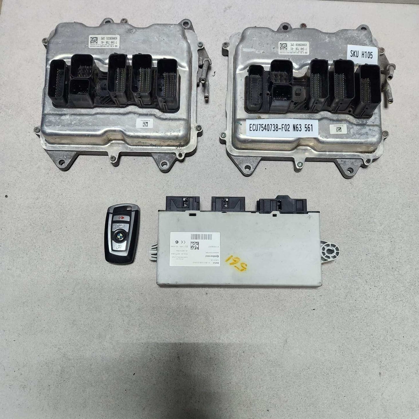 2014-2016 BMW 550i Engine Control Unit 7540738 650i 550i GT 4.4 N63