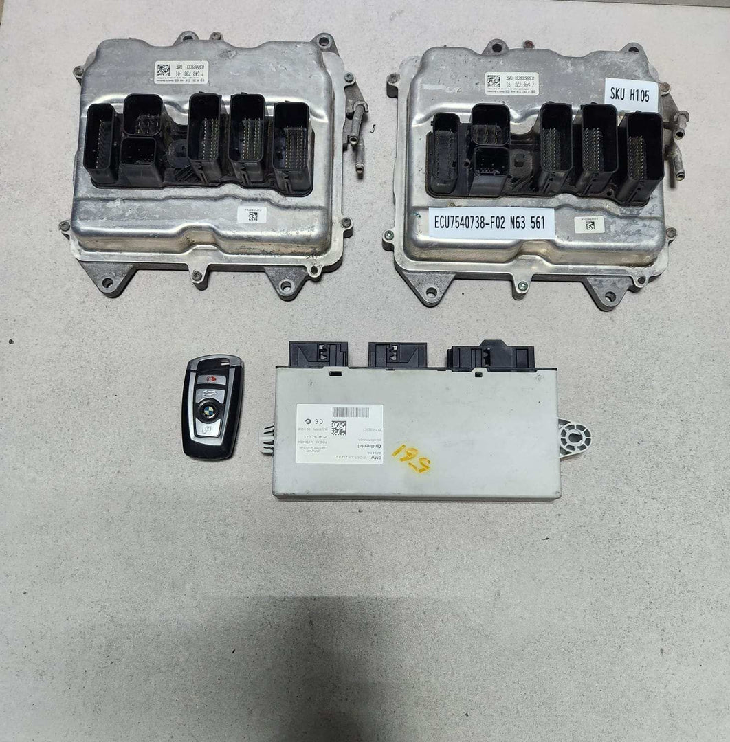 2014-2016 BMW 550i Engine Control Unit 7540738 650i 550i GT 4.4 N63