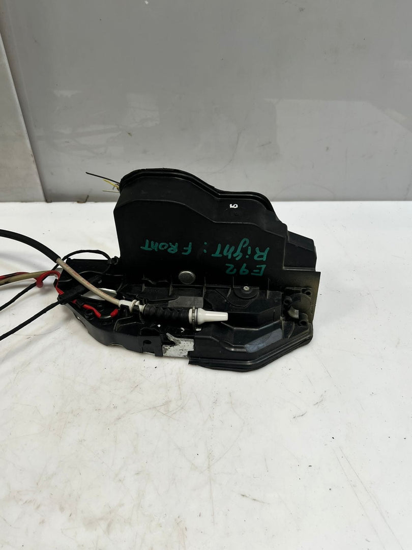 BMW E92 Soft Close Door Lock Mechanism Front RIGHT Soft Close Auto 7226199