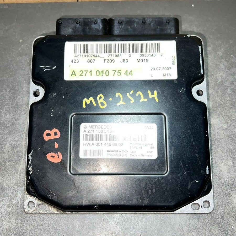07-09 Mercedes W209 CLK Engine Control Module Unit ECM ECU A271 1535491 OEM