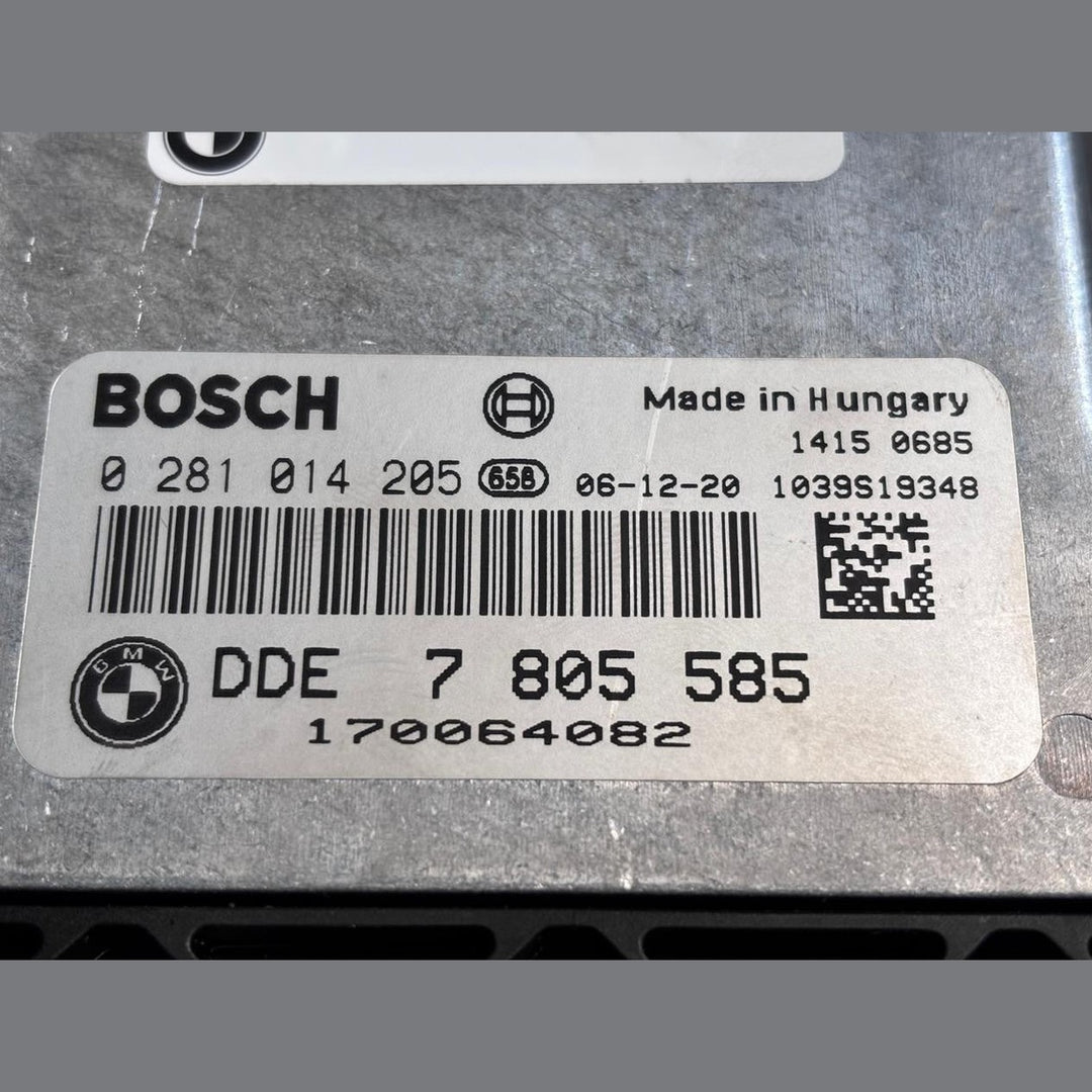 OEM BMW X5 E70 M57 ENGINE CONTROL UNIT ECU ONLY DDE 7805585