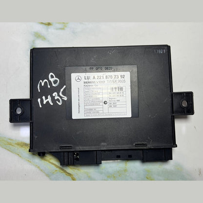 2010 Mercedes  S400 Keyless Go Control Module A2218707392 W221 W216 S600 CL550
