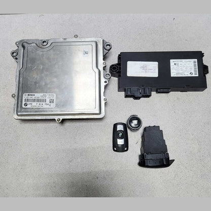 2011 BMW X5 E70 3.5i Engine Control Module DME 7614754 535i X5 E70 ECU SET