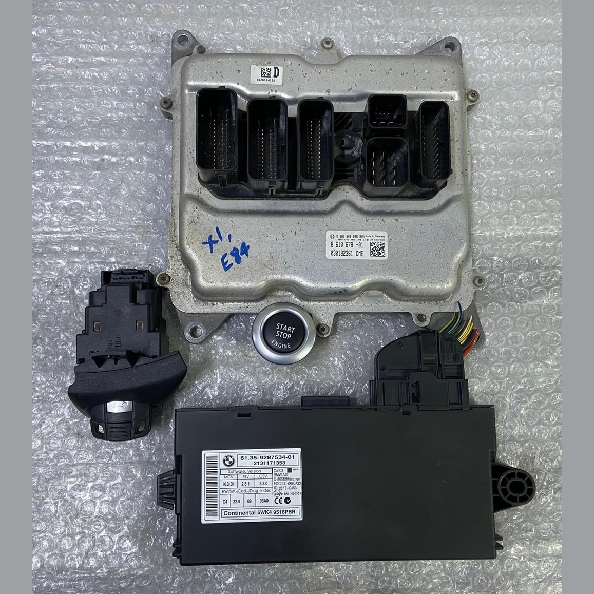 OEM BMW X1 , Z4 E84 E89 N20A ENGINE CONTROL UNIT ECU SET MODULE DME 8610678