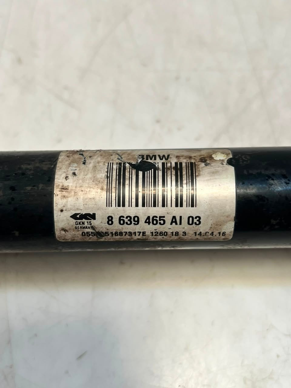 2017-2020 BMW 6 7 Series G32 G11 G12 Rear Left Drive Shaft 8639465 OEM