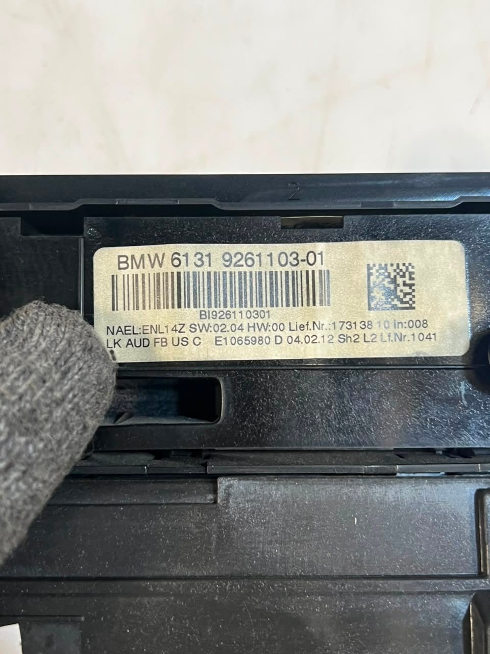 2012-2015 BMW 3' 4' F30, F31, F80 F32 F33 335i Climate Control Unit 9261103