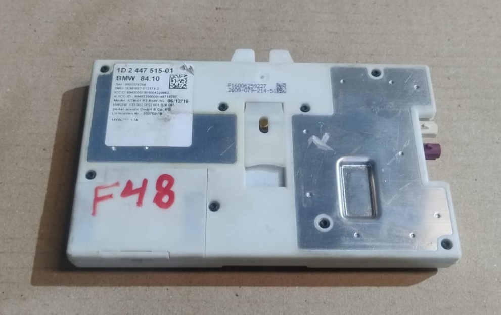 BMW X1 F48 TELEMATICS ANTENNA BLUETOOTH MODULE OEM -1D 2447515