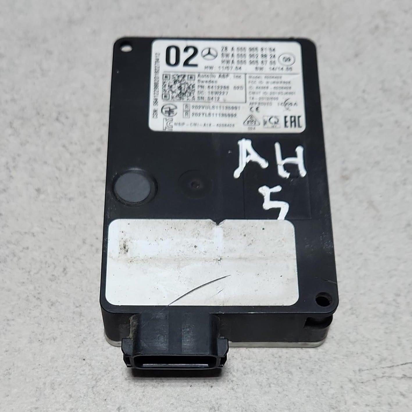 Benz Radar Sensor A0009058104 E-Class W205 and GLC W253 