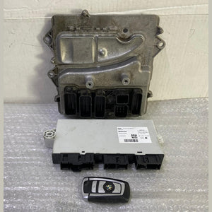 OEM BMW F06 F10 F12 F15 N55 ENGINE CONTROL UNIT ECU DME SET 8621007 BOSCH