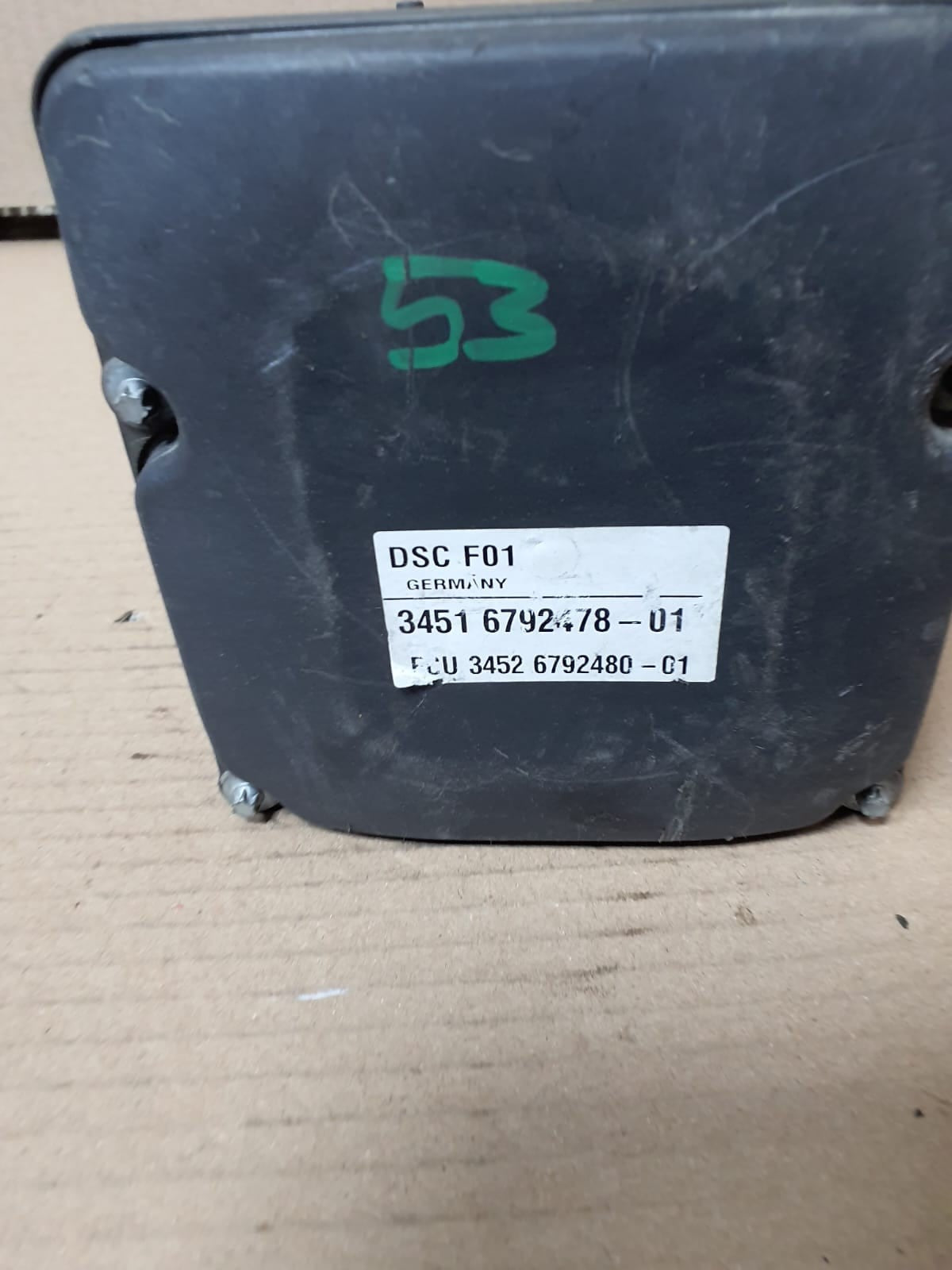  BMW 7' F01 F02 F03 F04 740i ABS Pump Brake Hydro Control Unit Module 6792480