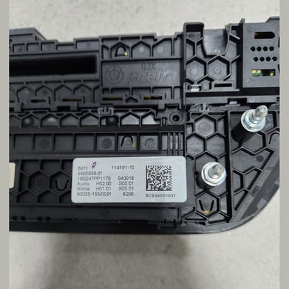 BMW Air Conditioning Control Panel 9495838 G30 G31 G32 and M5 F90