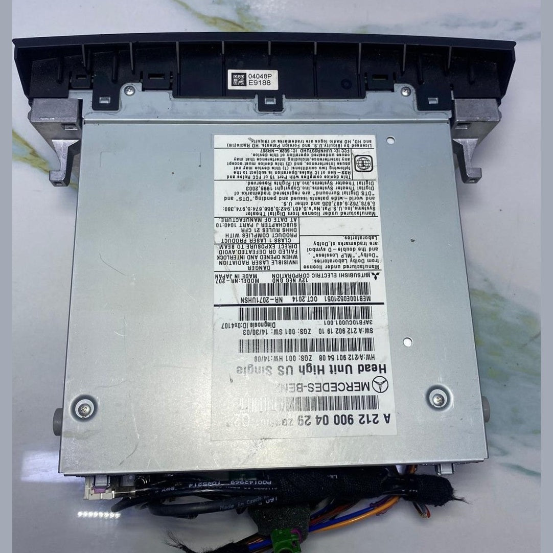 2012–2014 Mercedes-Benz W212 E-Class Head Unit CD Player A212 9000429 OEM