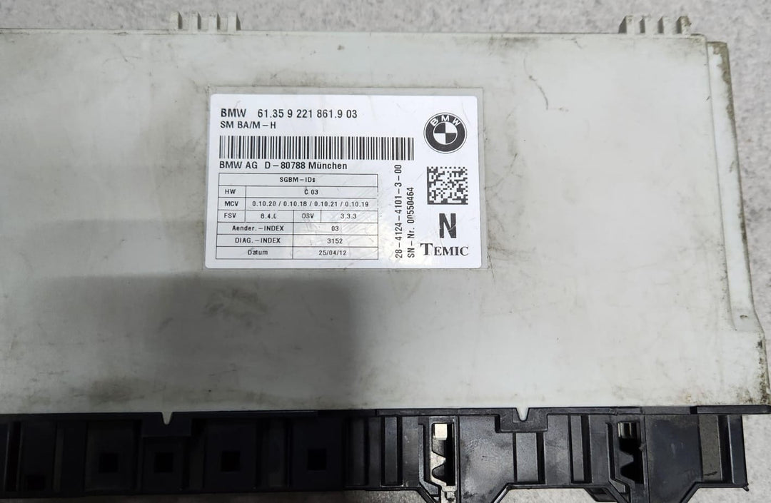 2007-2013 BMW 328i Front Seat Control Module 9221861  335i  X1  X5 X6  and Z4