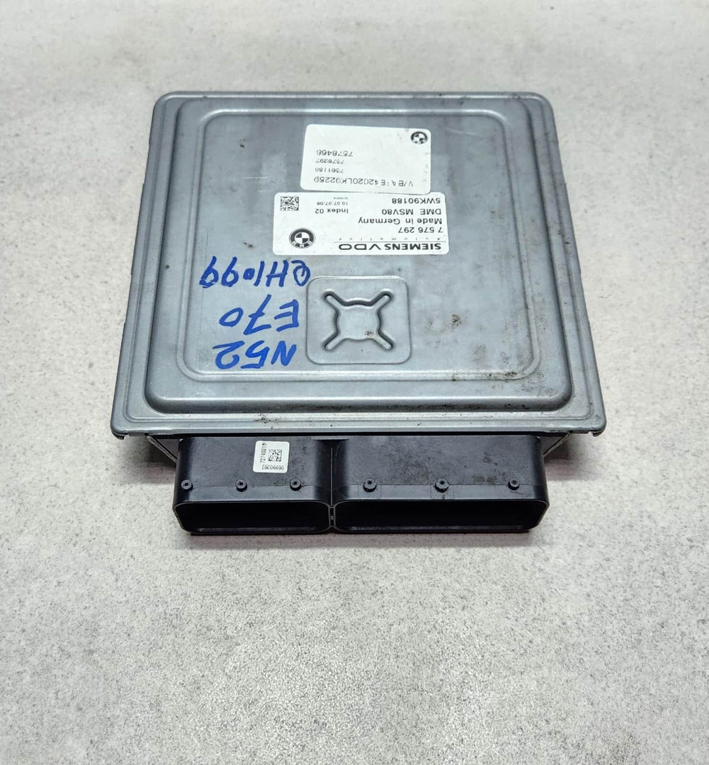 2004-2008 BMW 3 5 7 Series 325i E91 N52 Engine Control Unit ECU 7576297 OEM