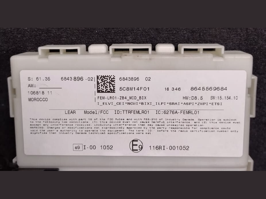 BMW 318i GASOLINE 3 CYL 2017 F30 B38 ENGINE CONTROL ECU UNIT KIT DME 8691836