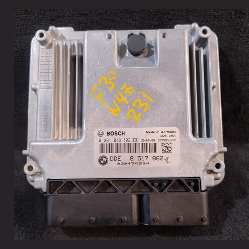 BMW 5 F10 F20 F25 F30 N47N ENGINE CONTROL UNIT ECU ONLY  DDE Module 8517862