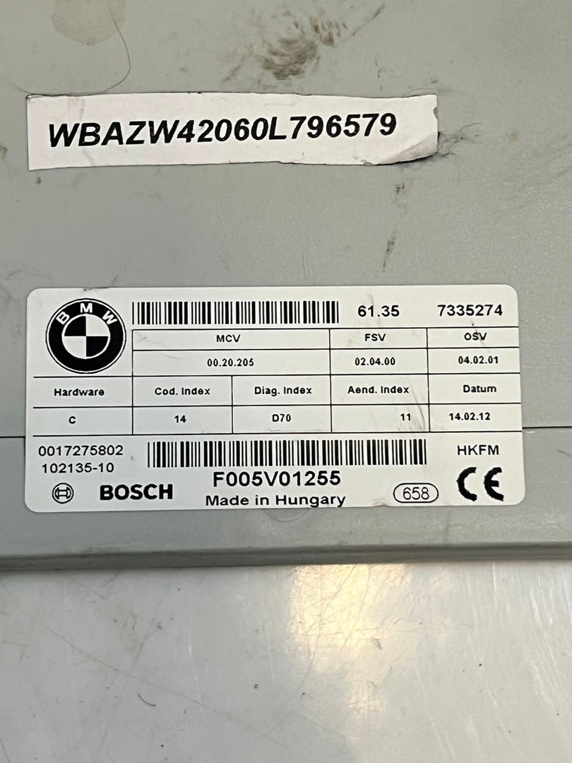 2006-2013 BMW X5 E70 and X6 E71 E72 Trunk Lid Tailgate Control Module 7335274