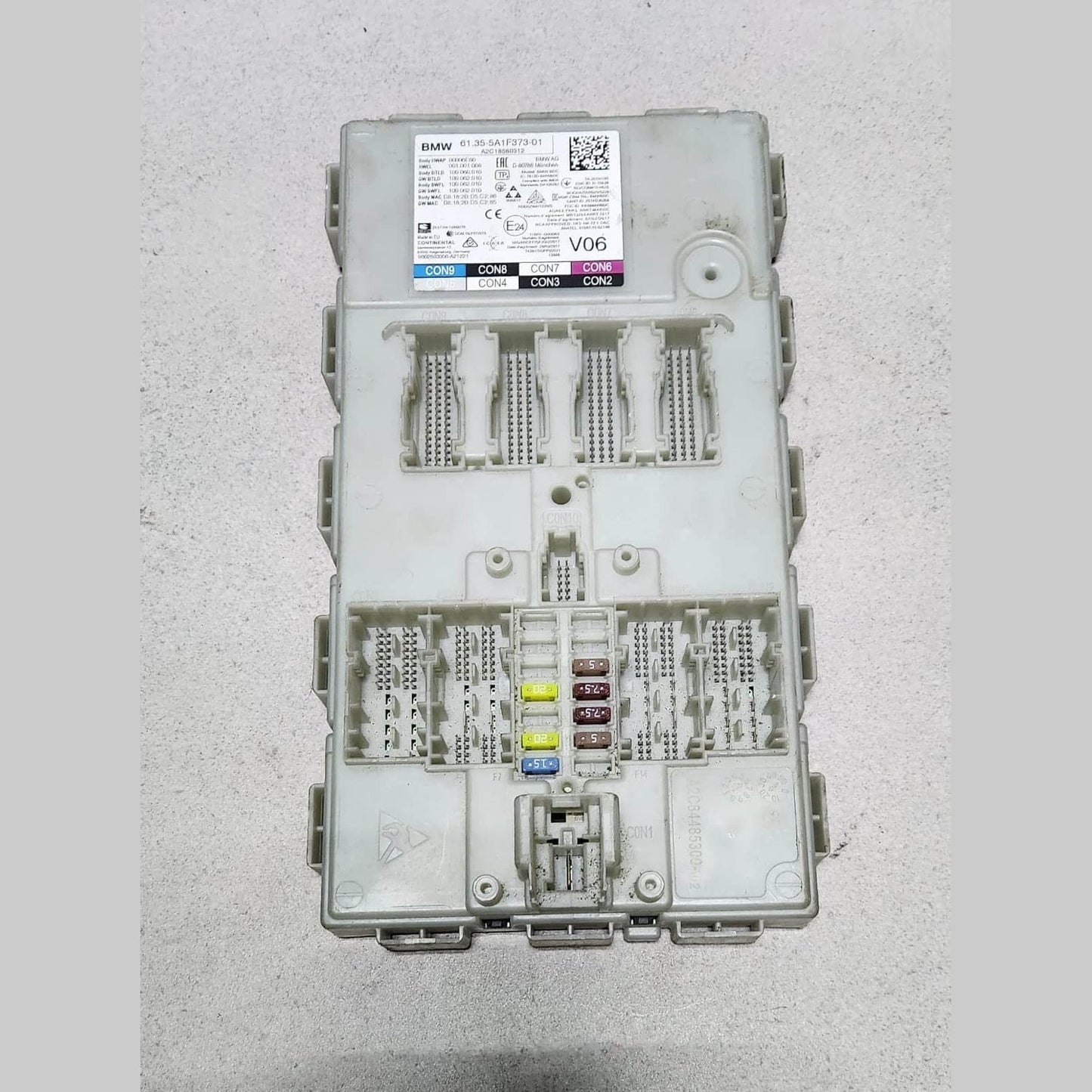 2018 BMW X3 Body Domain Controller 5A1F373  X3 G01 and X4 G02